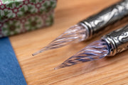 Murano Pale Blue Glass Pen Set