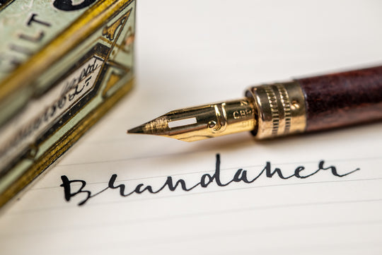 Brandauer "Electro-Gilt" J Pen (Vintage)