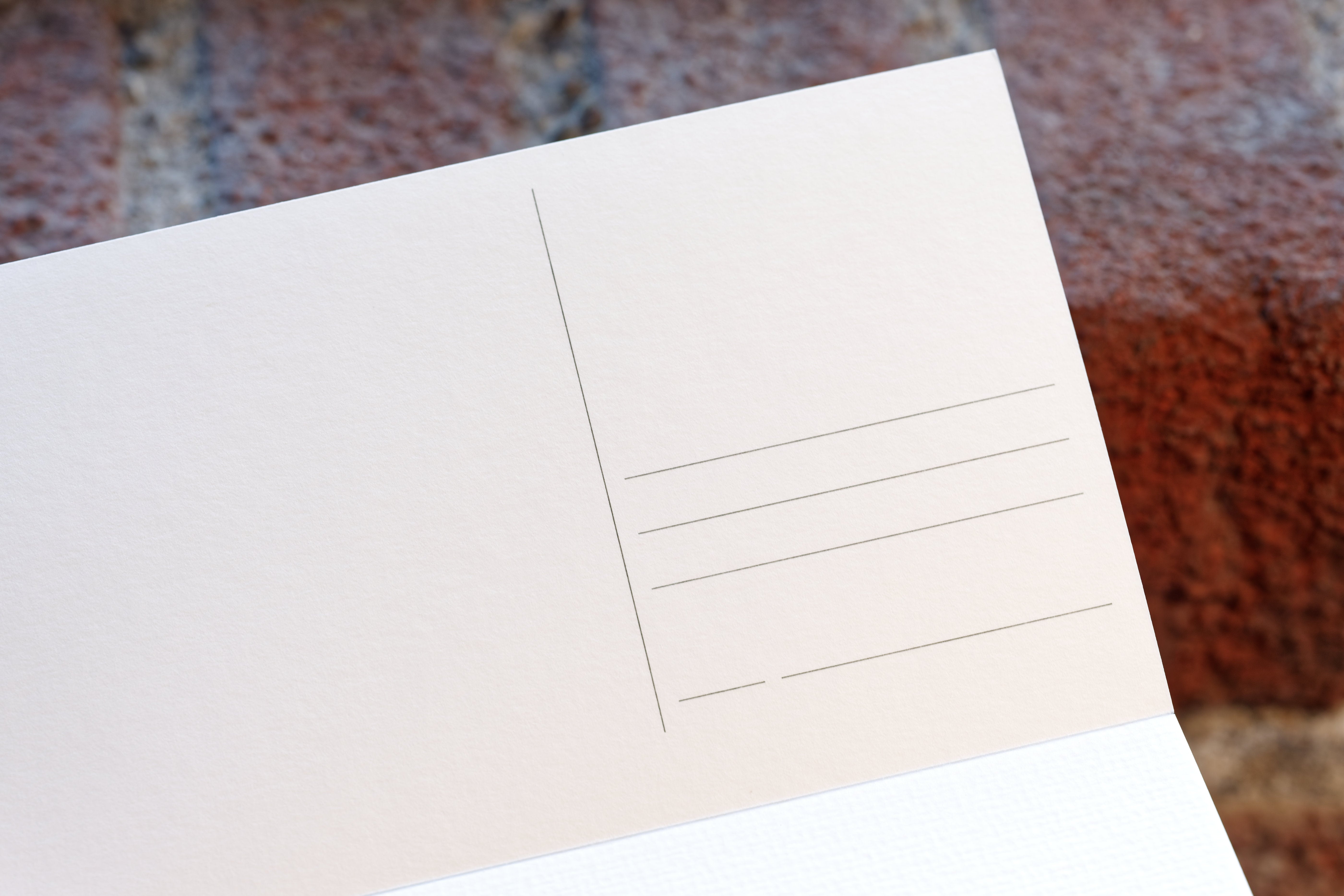 Burgund Watercolor Postcard Pad