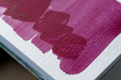 Burgund Watercolor Postcard Pad