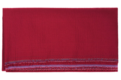 Crimson Seersucker By The Yard