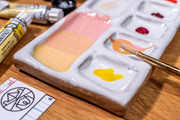 7-Well Ceramic Paint Palette