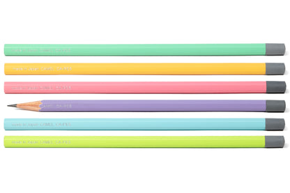 Camel CA-PE5 Pencils, Set of 6, Assorted Colors