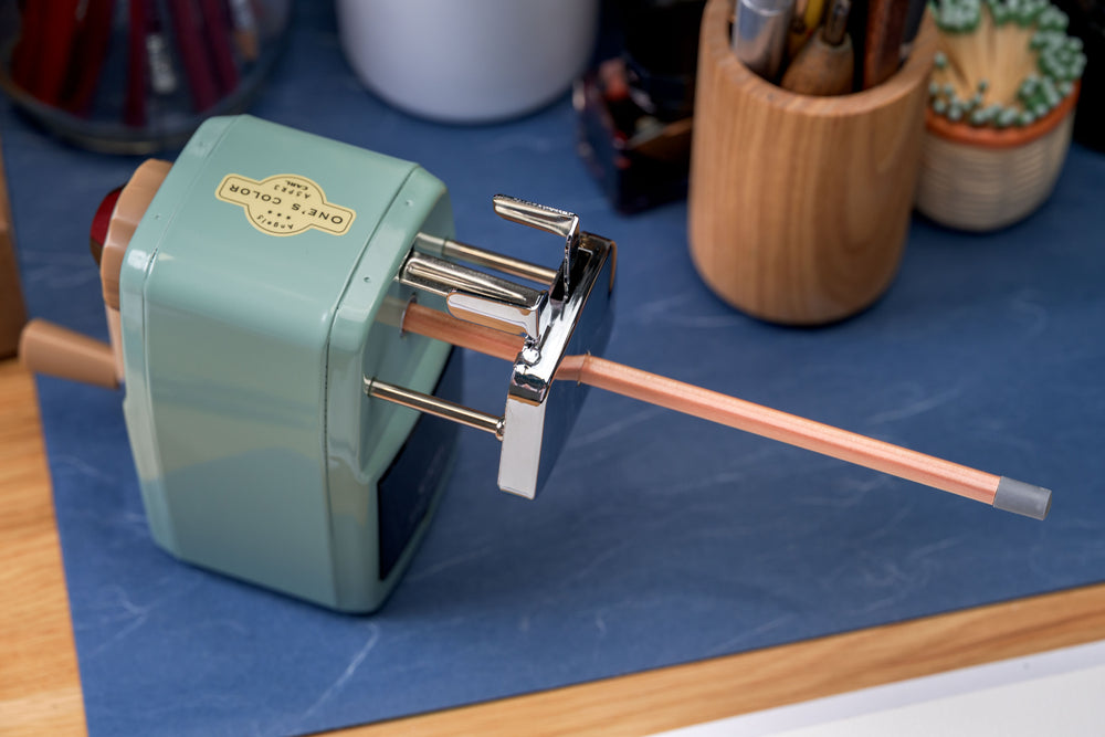 CARL Pencil Sharpener Angel 5 Premium 3 Light Green A5PR3-U Made in CARL Pencil Sharpener Angel 5 Premium 3 Light Green A5PR3-U Made in