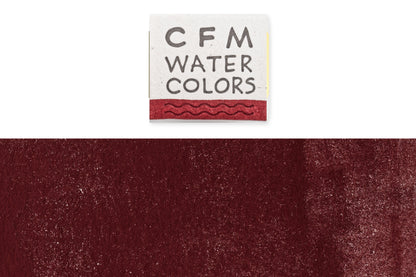CfM Watercolor Half Pan, Blackcurrant Red Lake