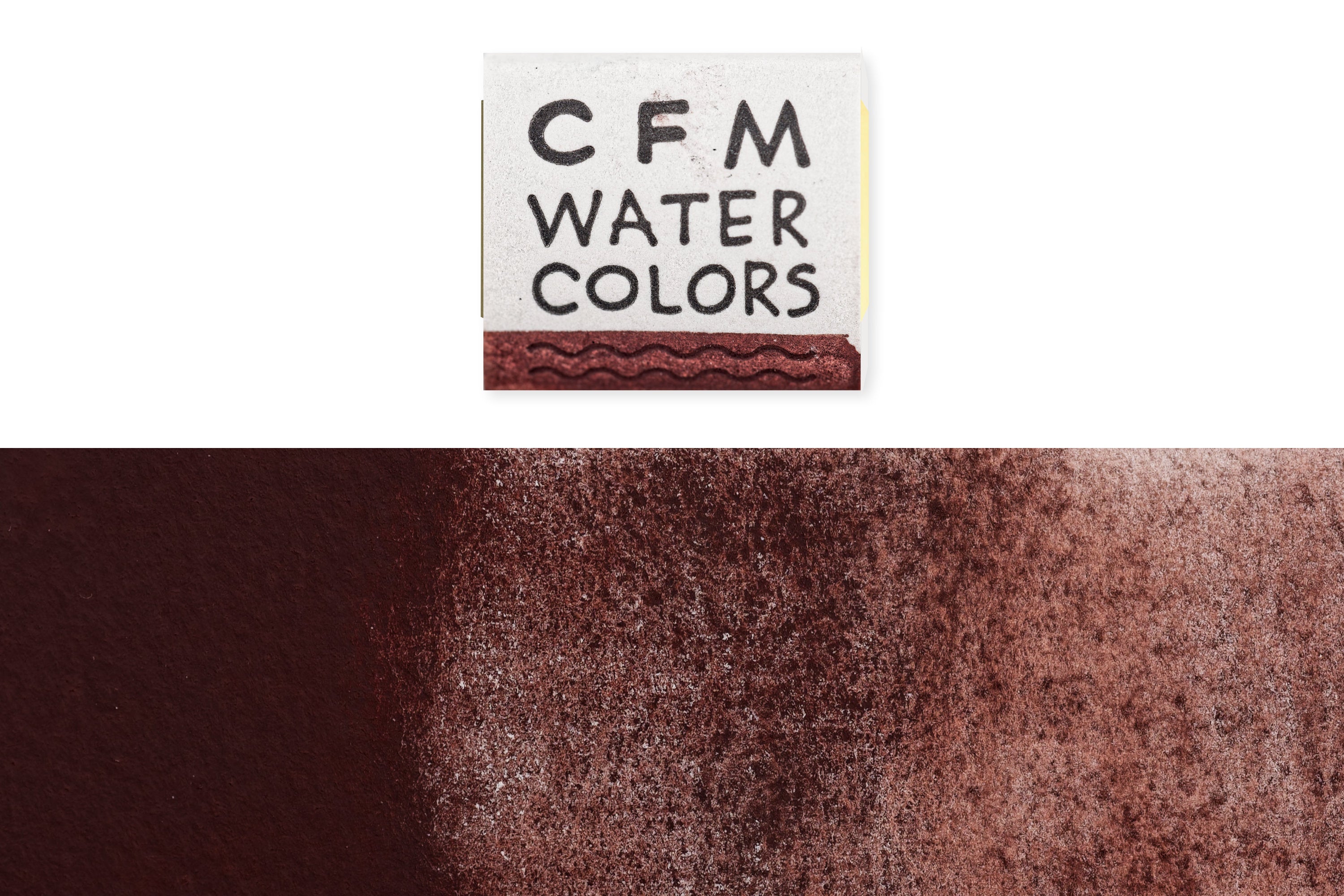 CfM Watercolor Half Pan, Blue Ridge Violet Hematite