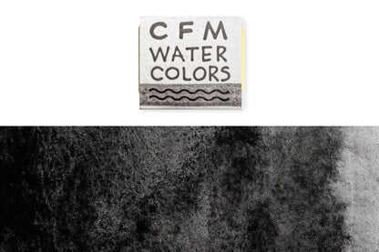 CfM Watercolor Half Pan, Ivory Black
