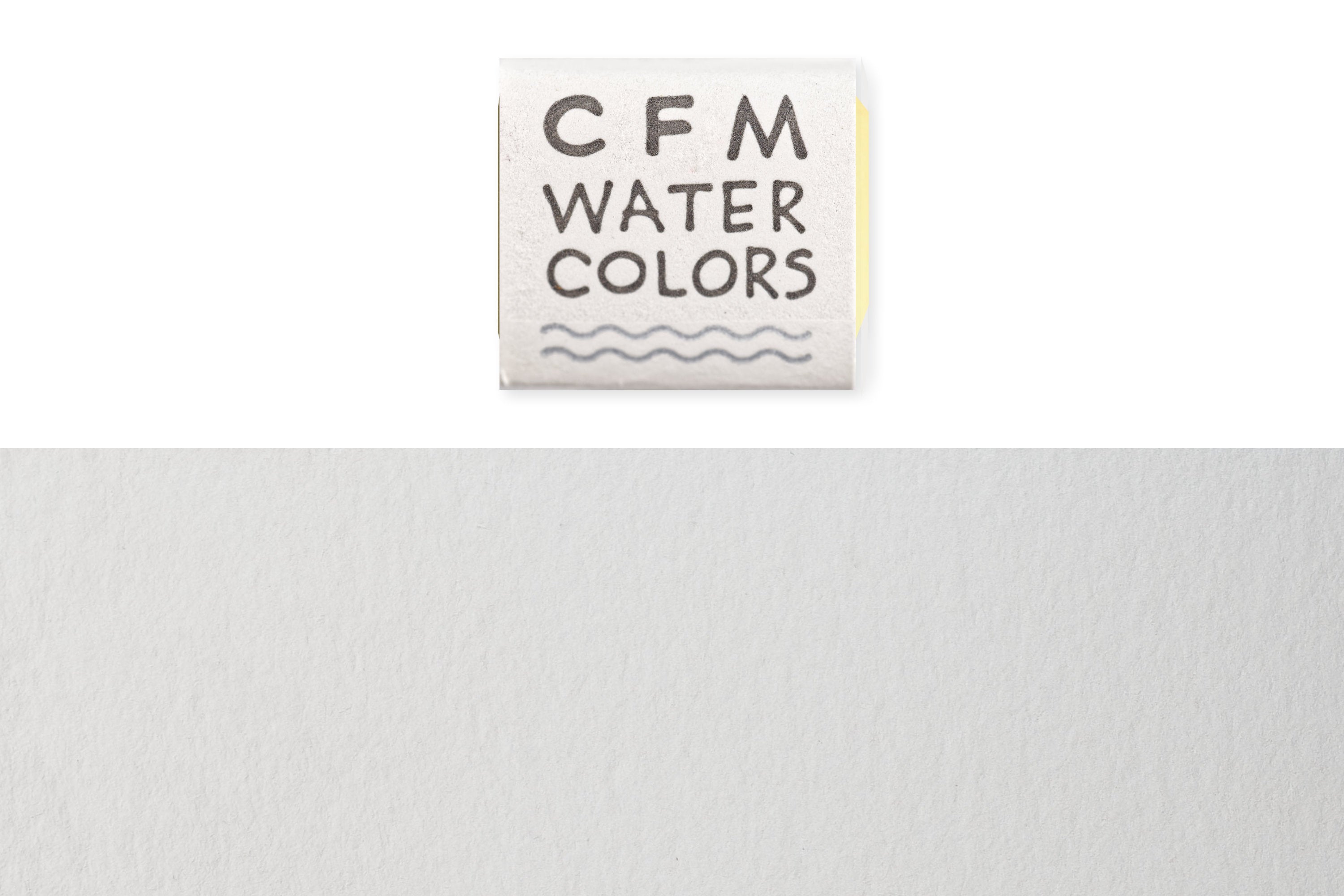 CfM Watercolor Half Pan, Kremer White