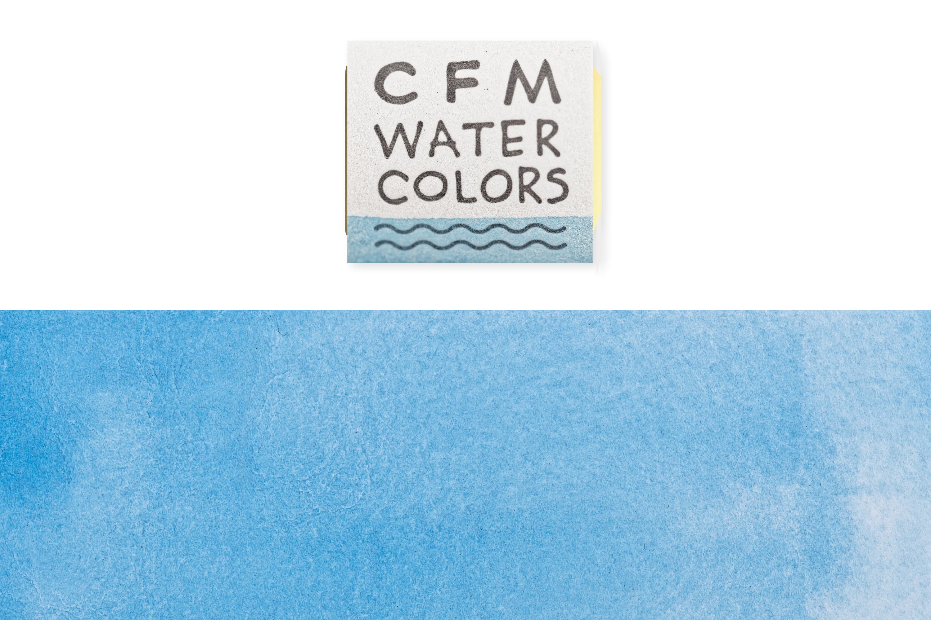 CfM Watercolor Half Pan, Sky Blue Lake