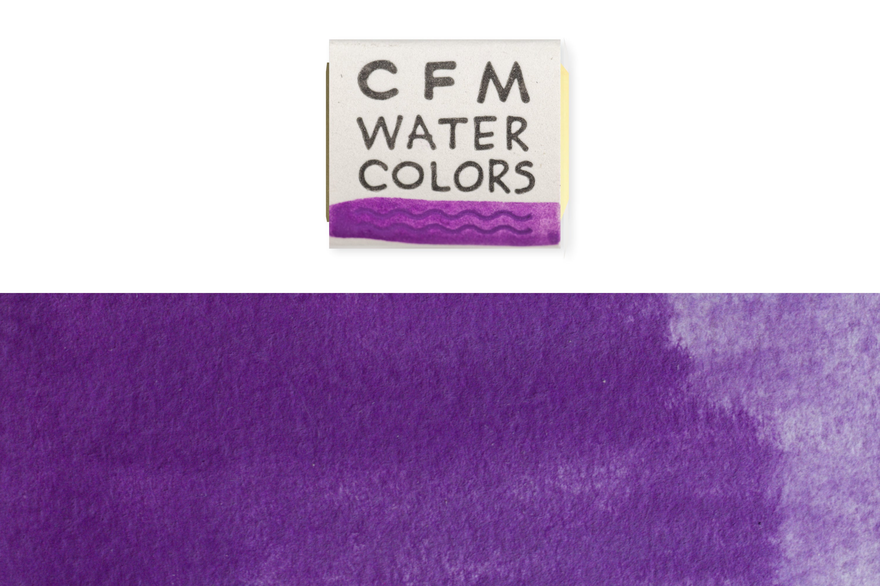 CfM Watercolor Half Pan, Mineral Violet