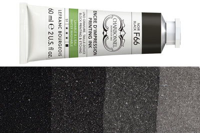 Water-Washable Oil-Based Printmaking Ink, Black F66