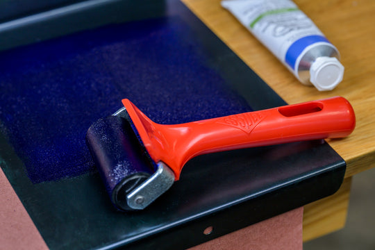Water-Washable Oil-Based Printmaking Ink, Vermilion Red