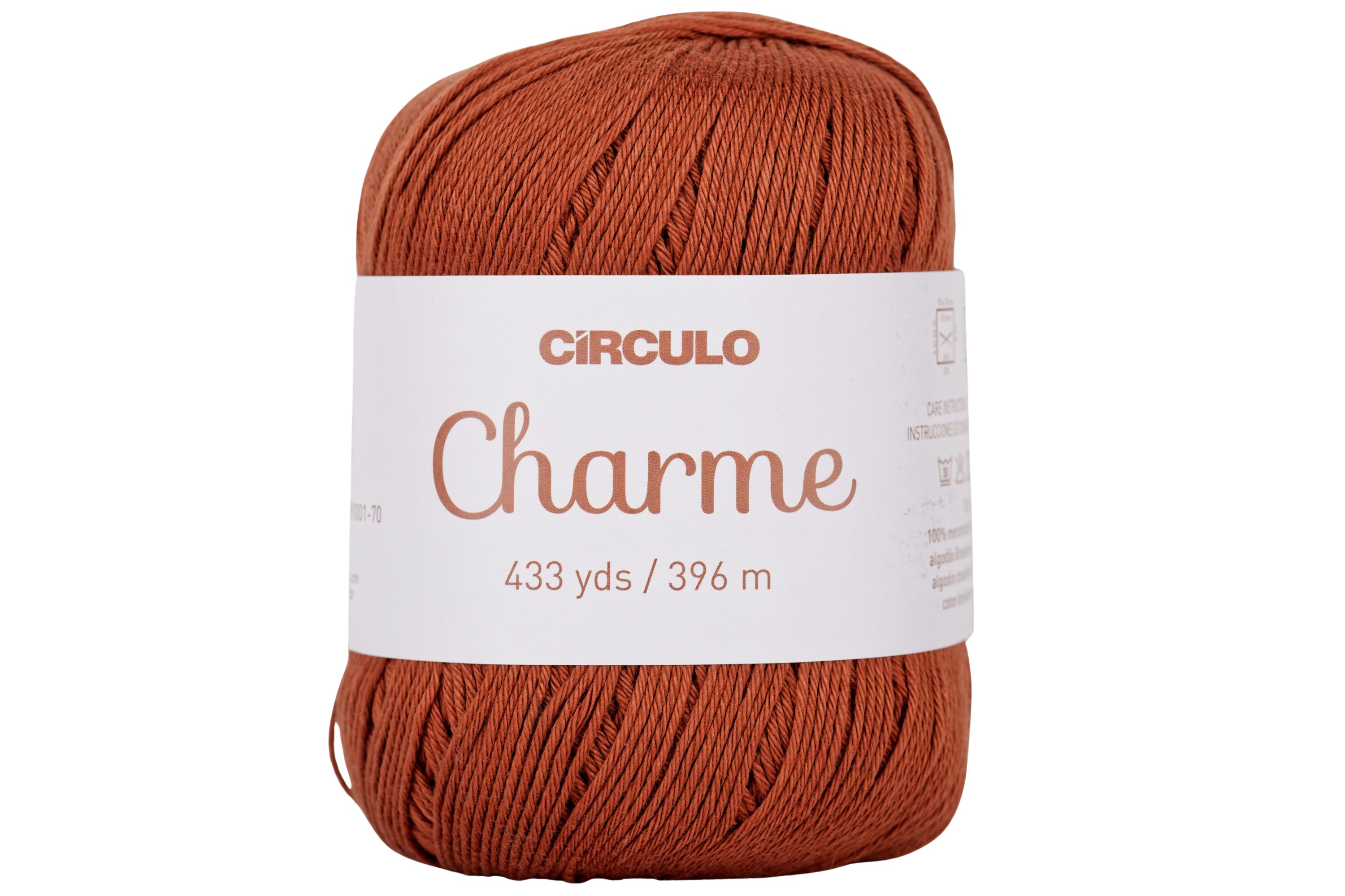 Charme Sport Cotton Yarn, #7504 Mahogany