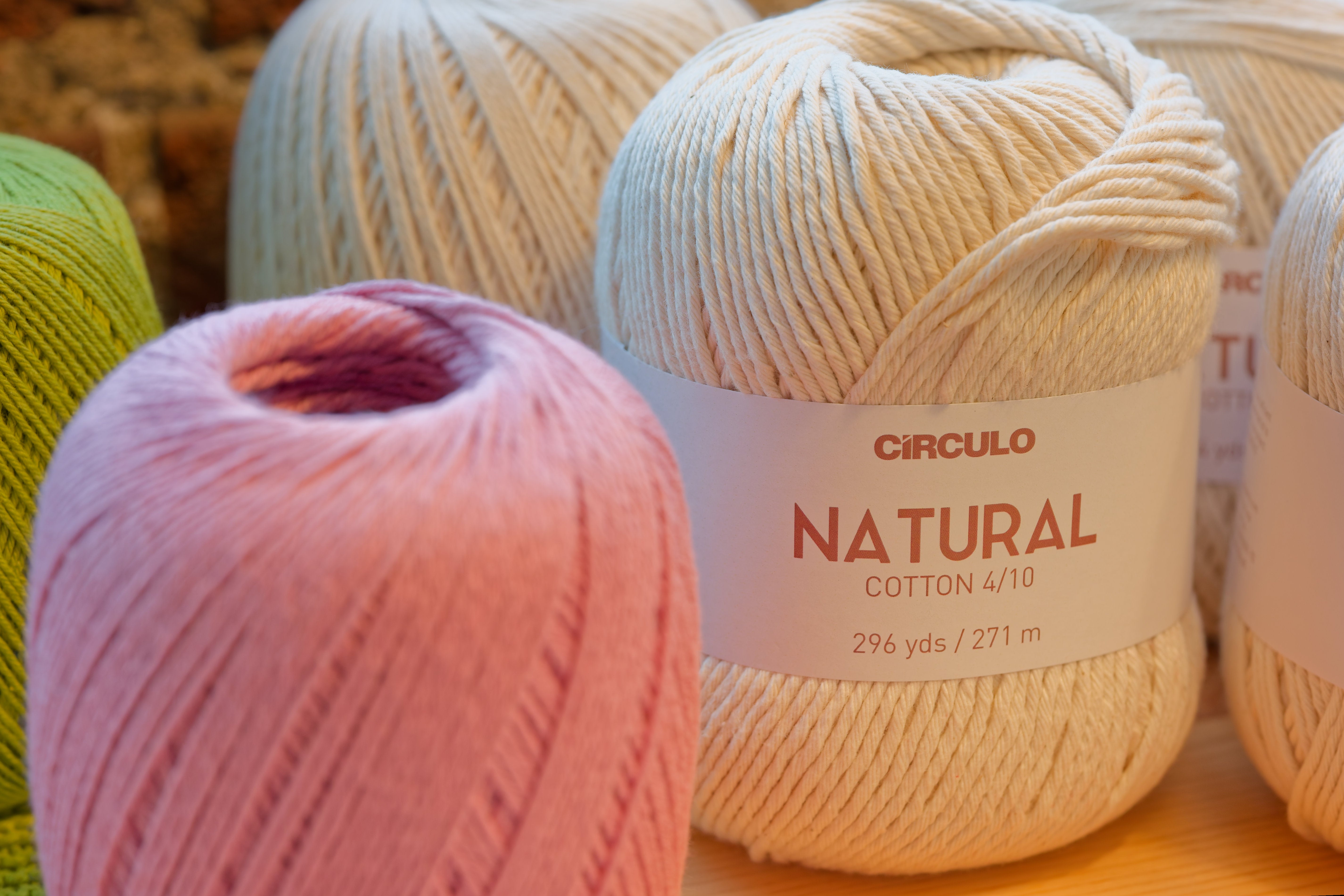 Circulo Natural Cotton 4/10 Yarn, Undyed