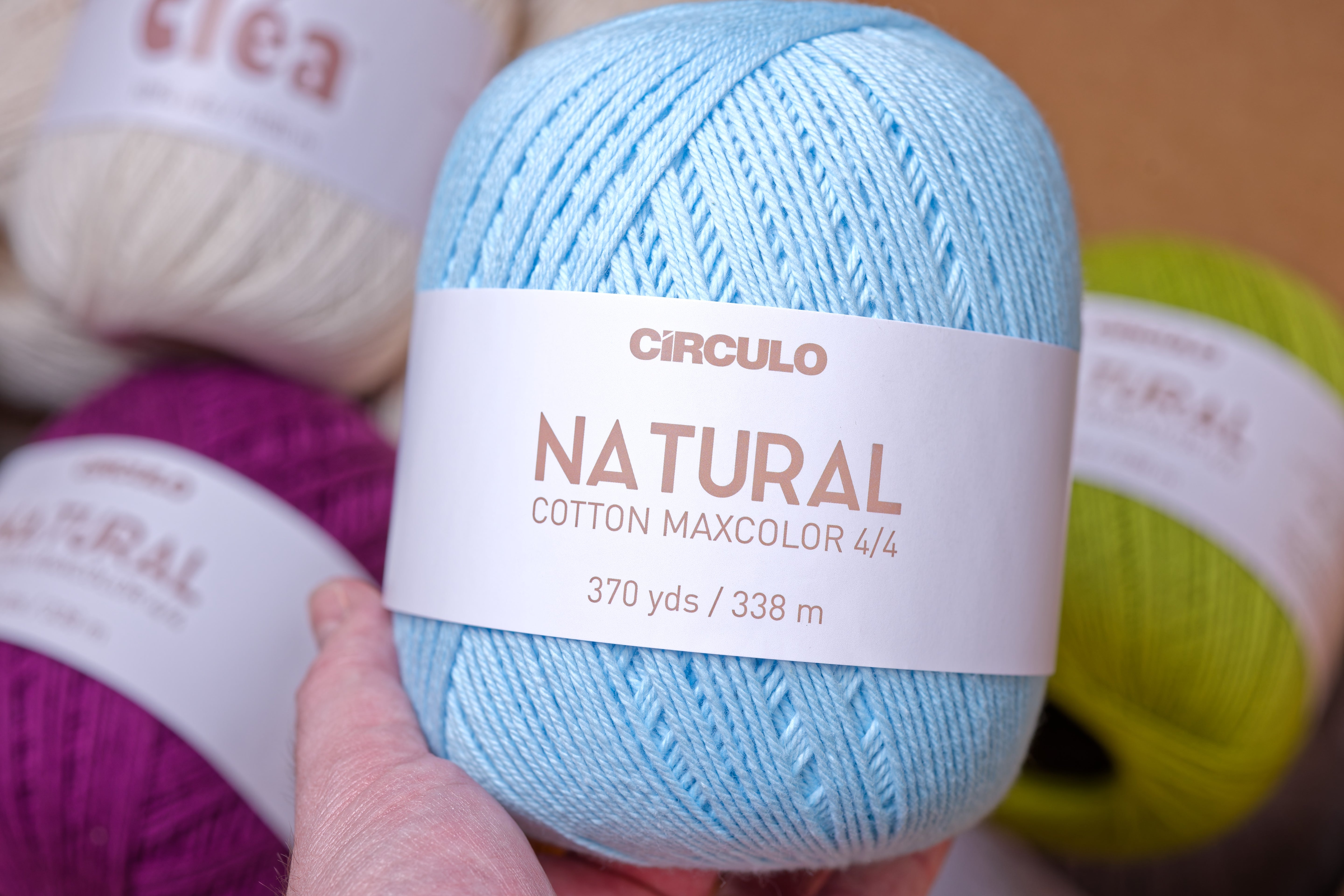 Circulo Natural Cotton 4/4 Yarn, Undyed
