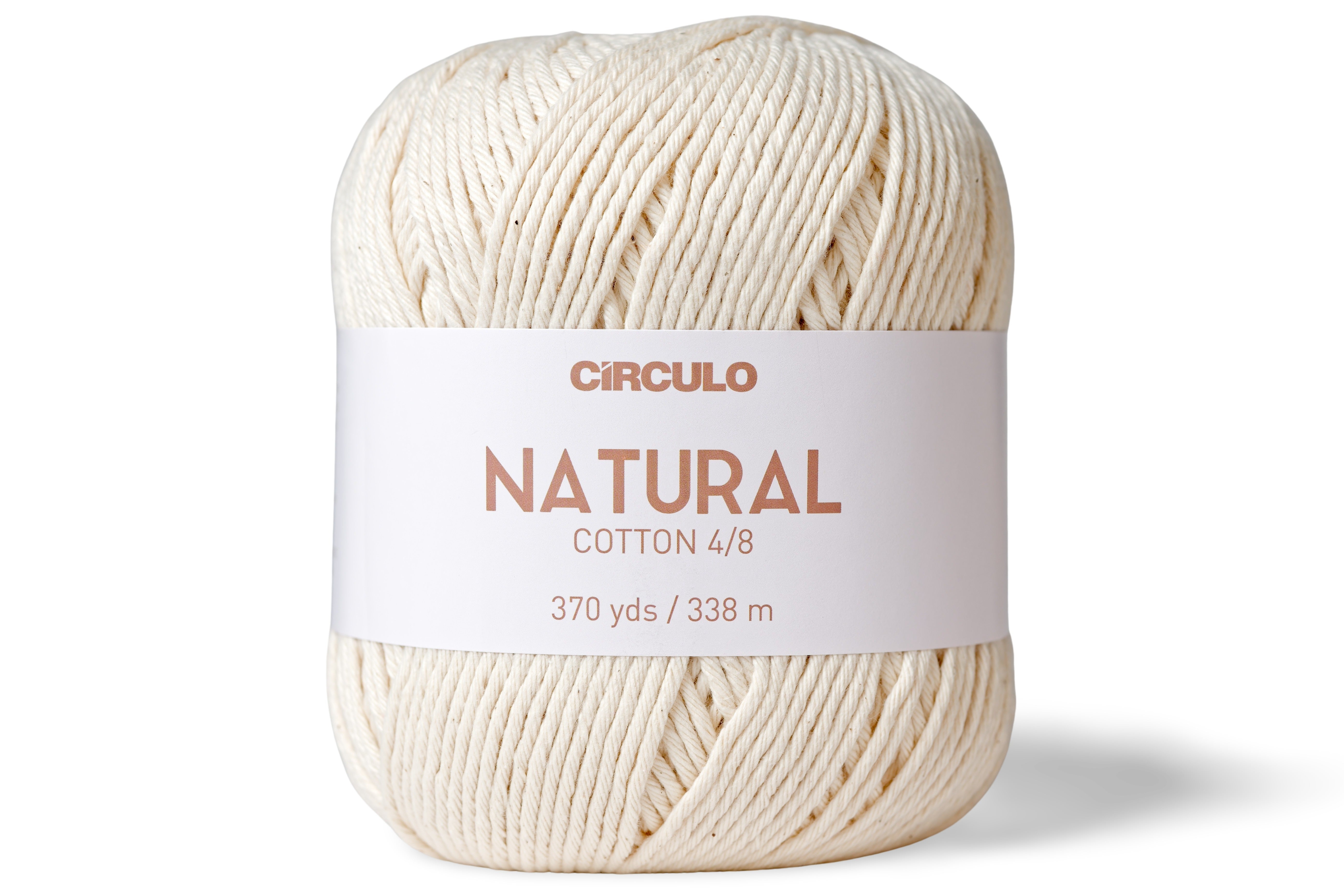 Circulo Natural Cotton 4/8 Yarn, Undyed