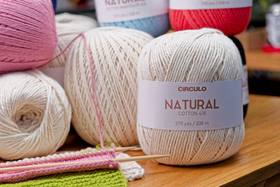 Circulo Natural Cotton 4/6 Yarn, Undyed