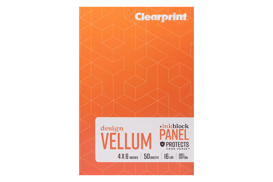 Clearprint 1000H Vellum, Inkblock Panel Pad