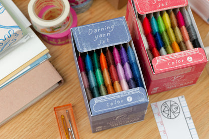 Clover Darning Yarn, 24-Color Box #1