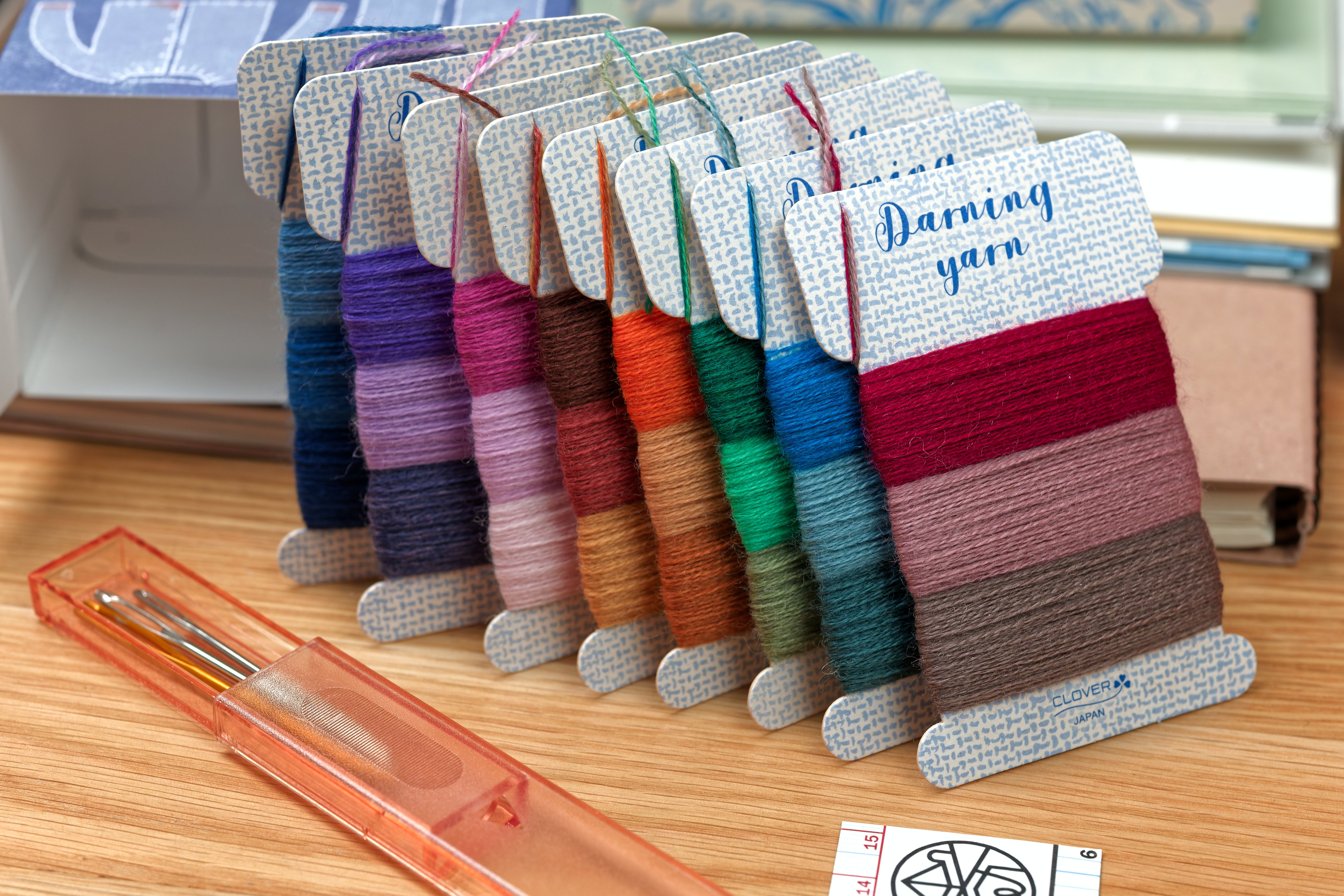 Clover Darning Yarn, 24-Color Box #1