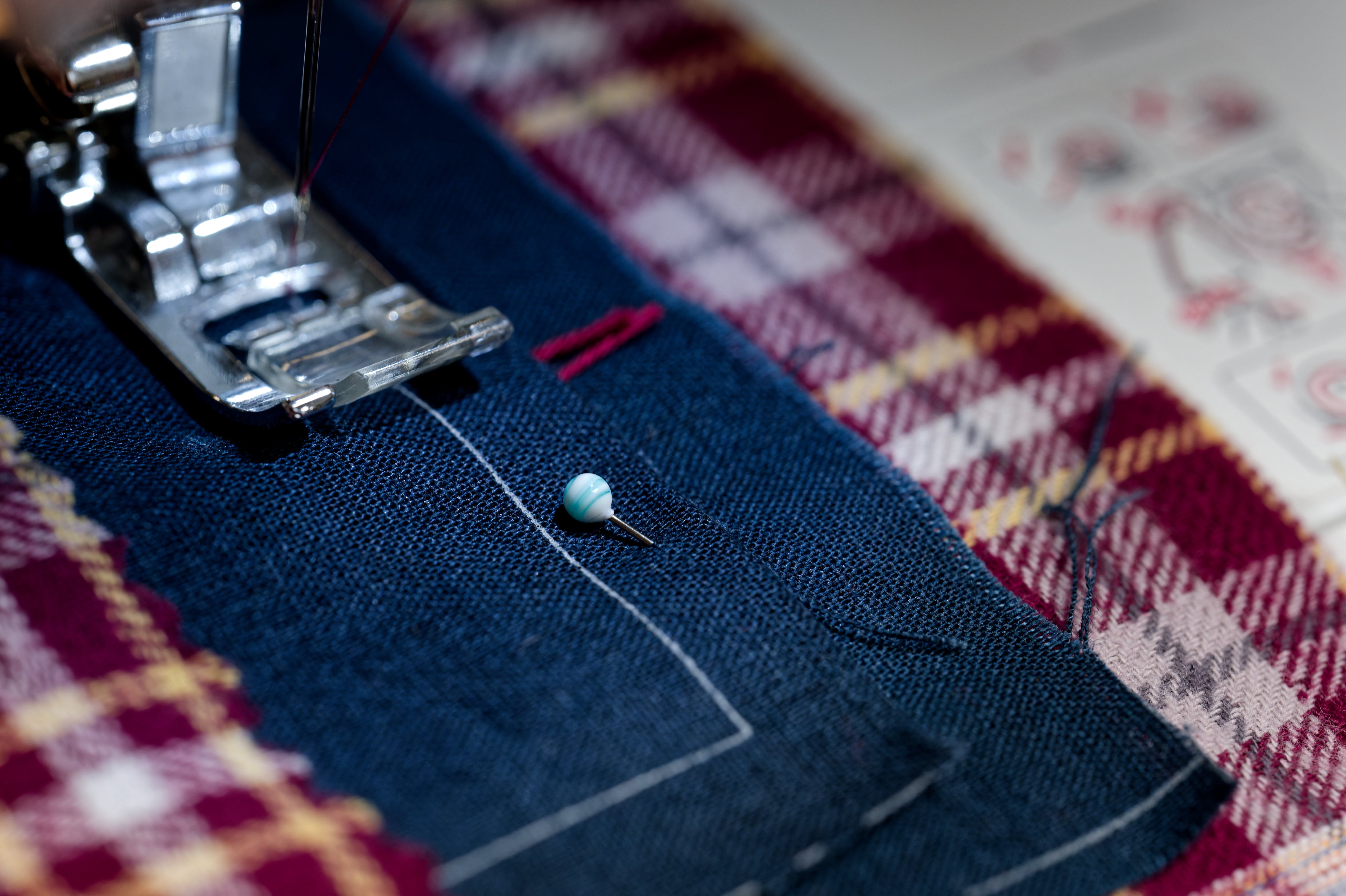 Yarn-Dyed Cotton Flannel, Red/Yellow Tartan