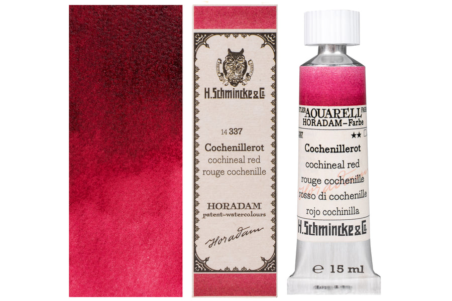 Schmincke Horadam Watercolors, Genuine Cochineal Red (Limited Edition)