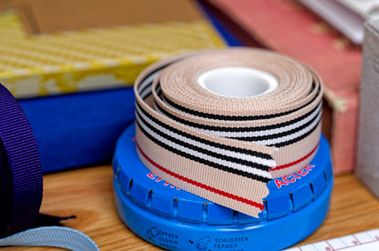7/8" Grosgrain Ribbon, Cosmopolitan Stripe