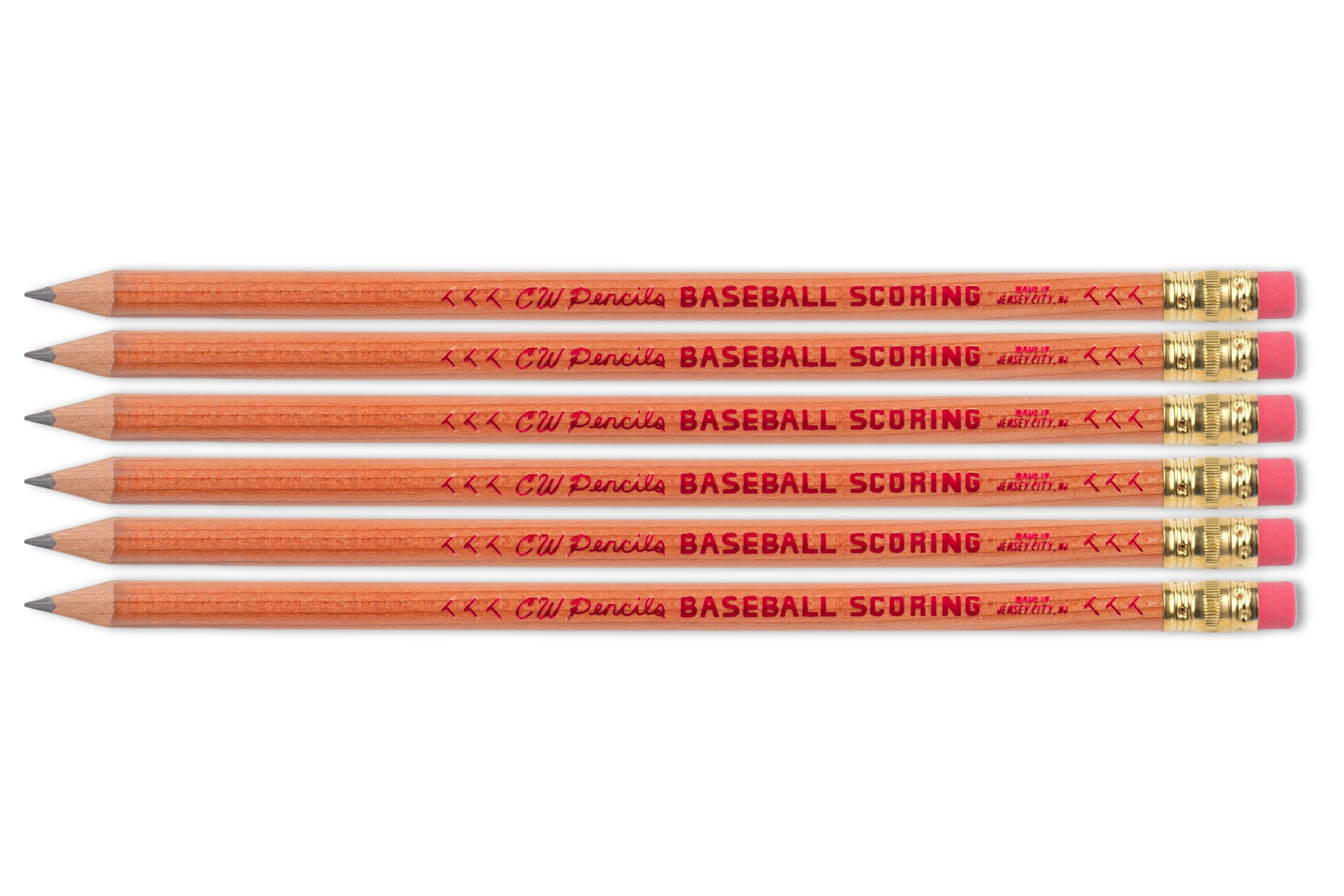 Baseball Scoring Pencils, Set of 6 – St. Louis Art Supply