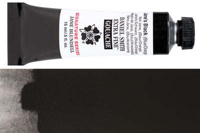 Extra Fine Gouache, Jane's Black (Blue/Orange)