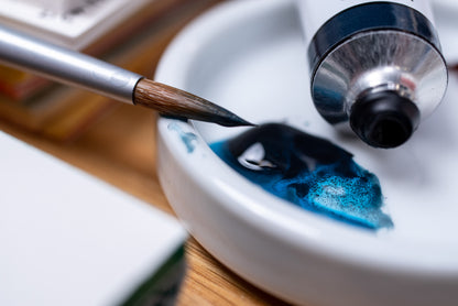 Daniel Smith Extra Fine Watercolor, 15 mL, Jane's Black (Blue/Orange)