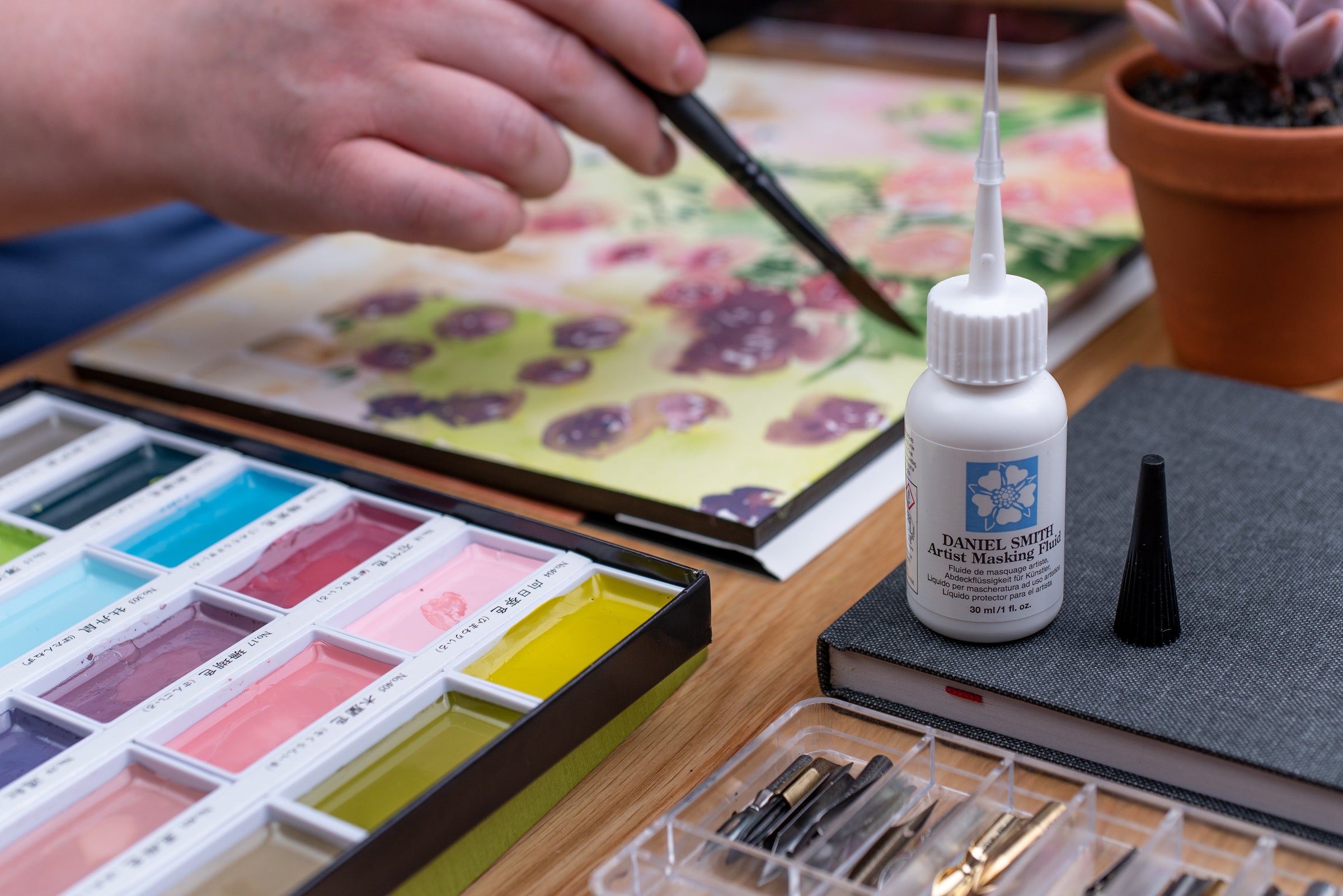 Masking Tips Math Set Masking Fluid with Applicator Tips – St. Louis Art Supply