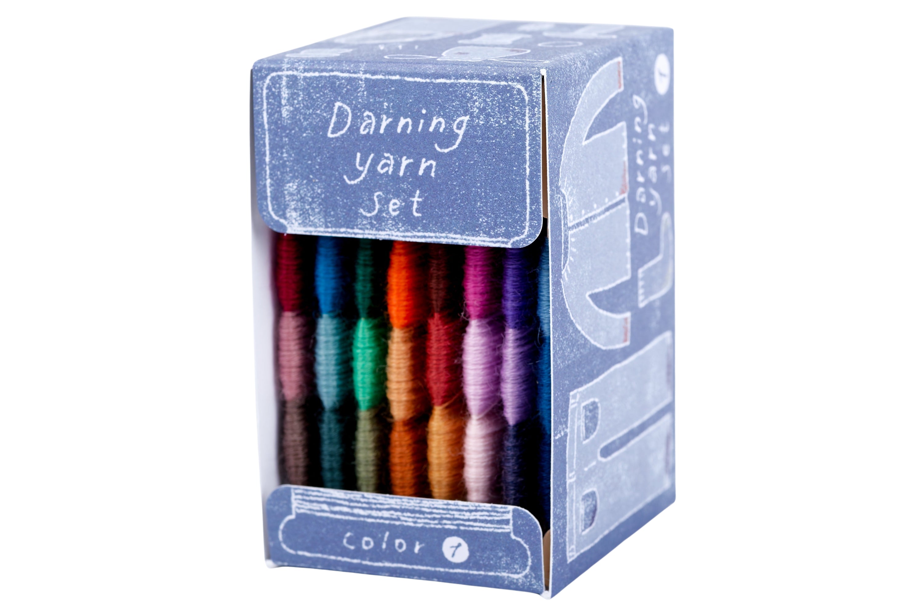 Clover Darning Yarn, 24-Color Box #1
