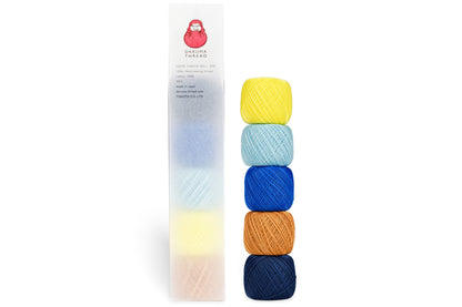 Daruma Hand-Sewing Thread, Set of 5, Kasumigaura