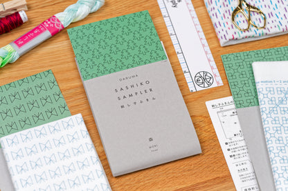 Daruma Sashiko Sampler, #1163 Invader