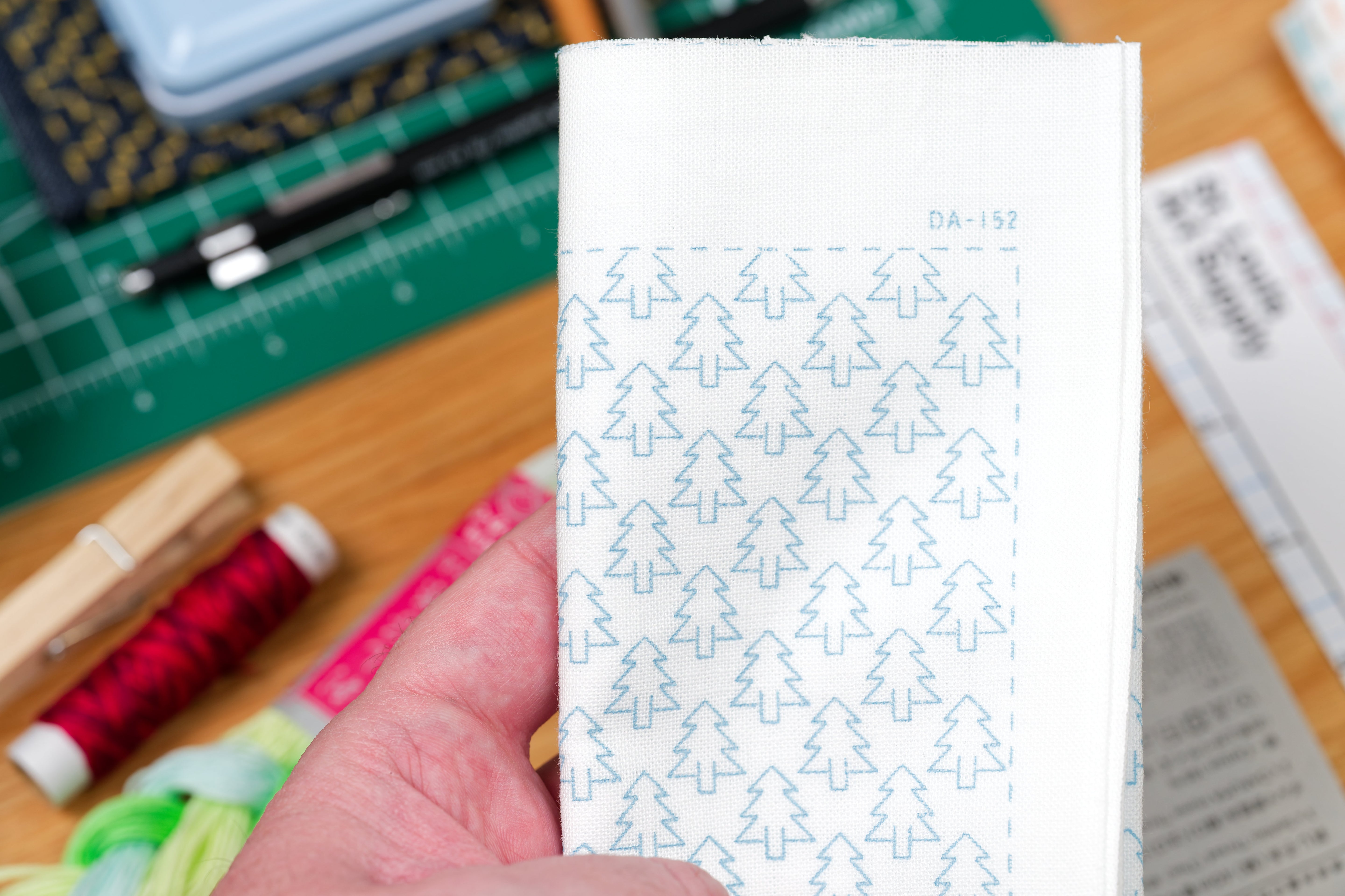 Daruma Sashiko Sampler, #1156 Butterfly