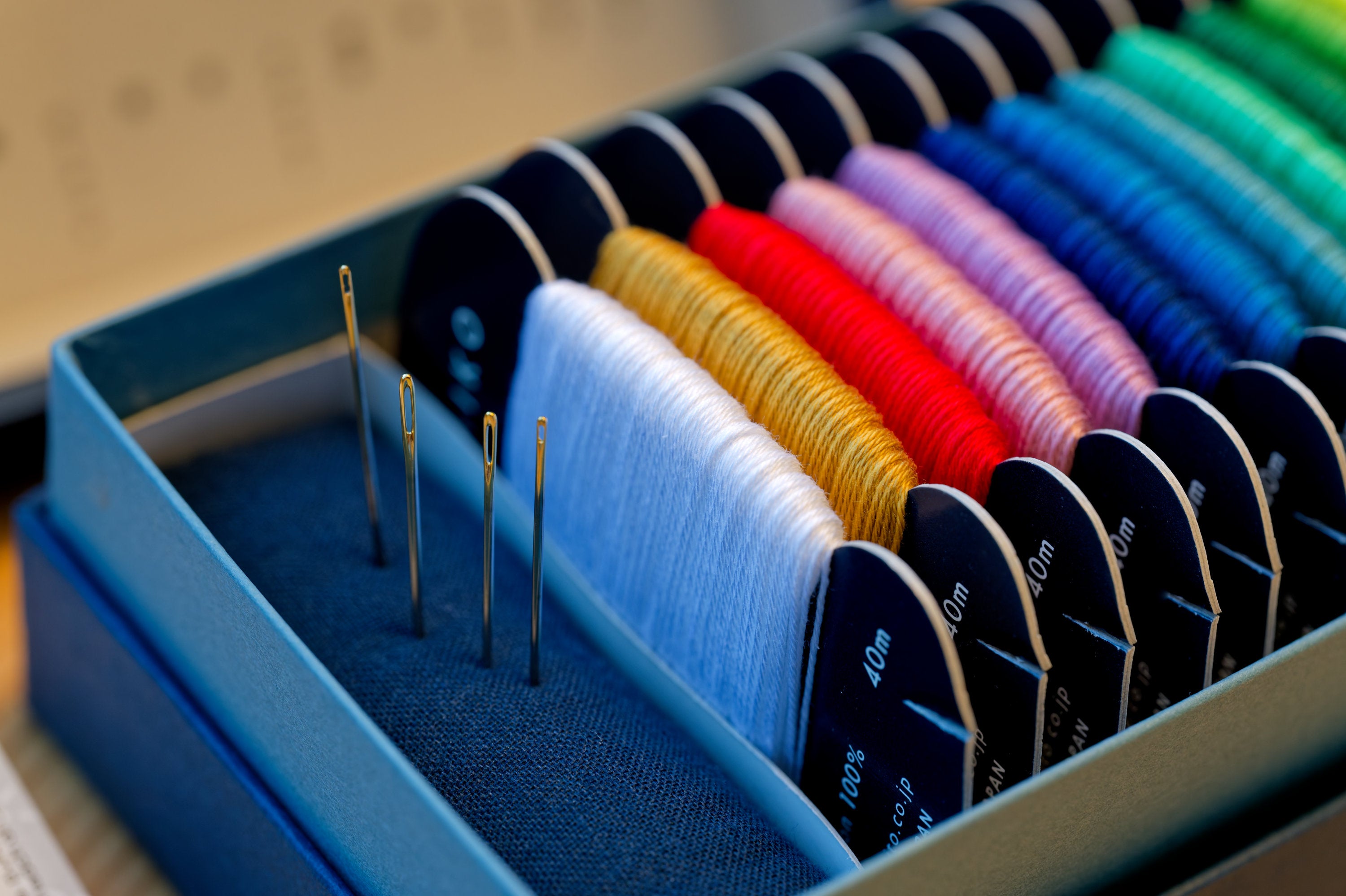 Complete Sashiko Kit, 15 Colors