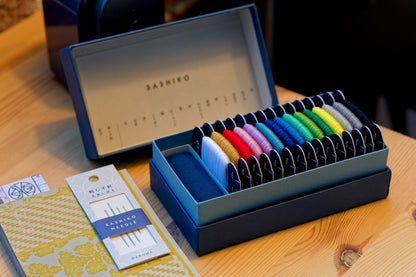 Complete Sashiko Kit, 15 Colors