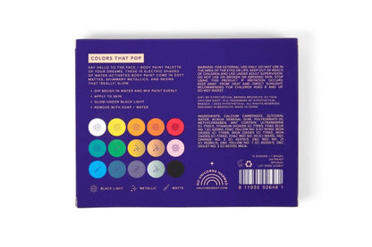 Daypaint Face & Body Paint, 15-Color Set