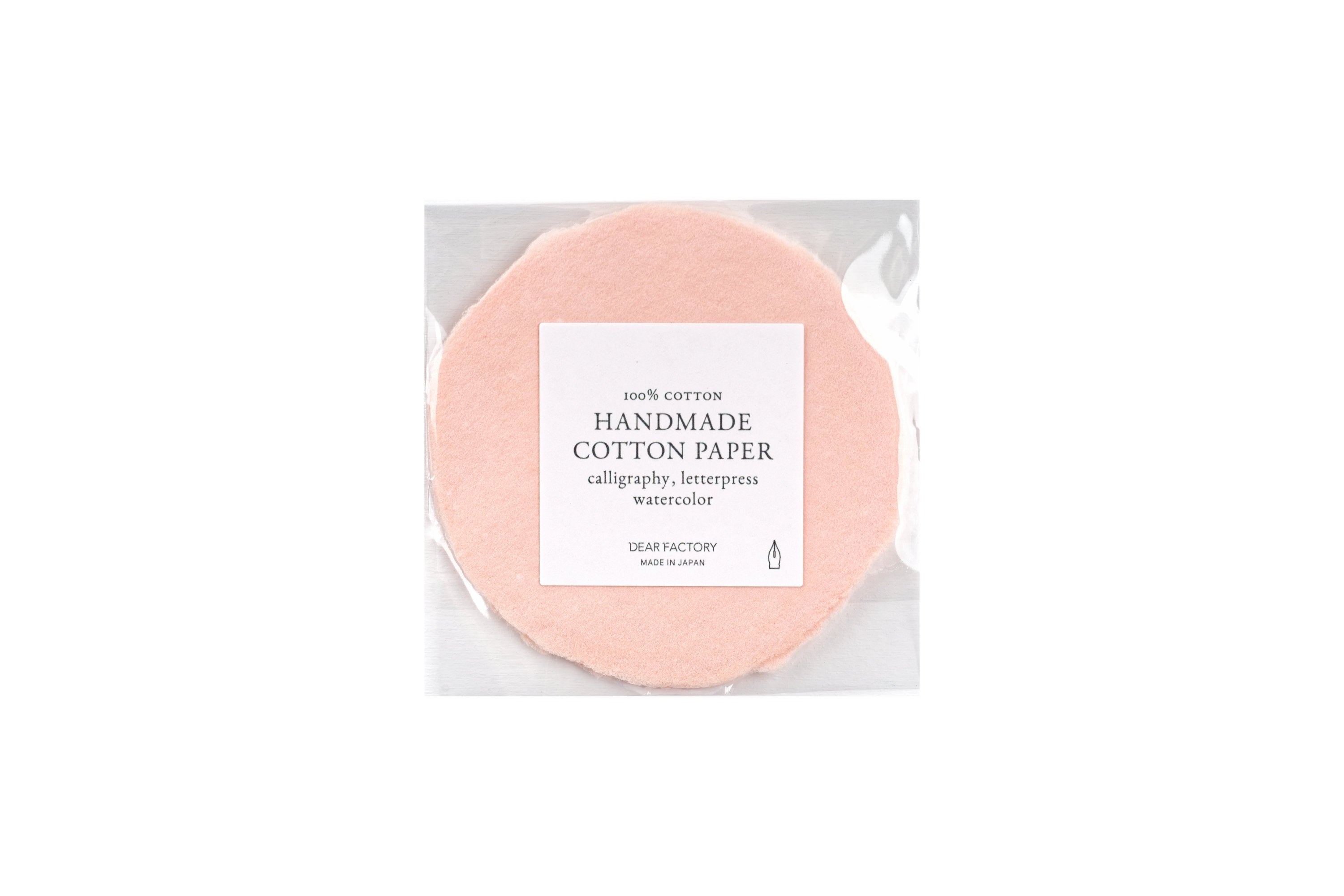 Handmade Cotton Watercolor Paper, 2.5" Circles, Set of 3