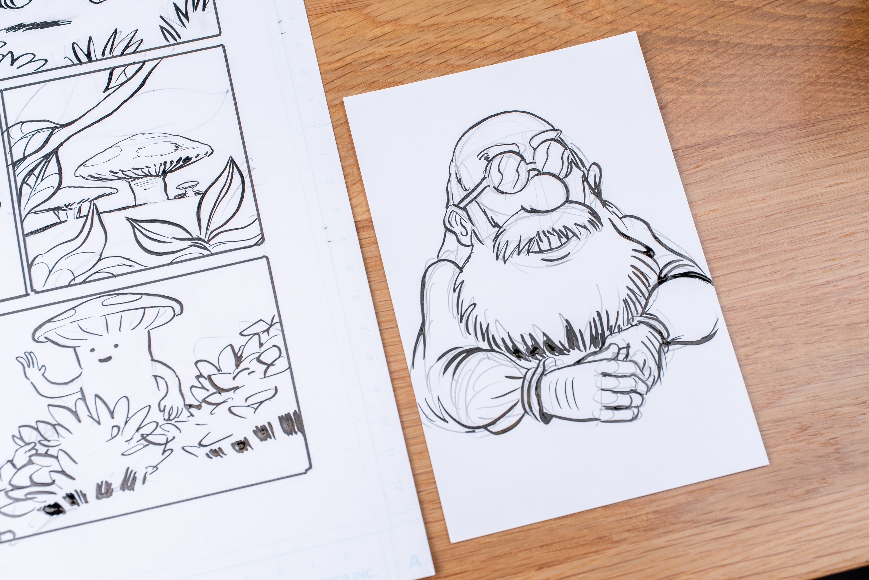 Deleter Comic Paper, Postcard Size