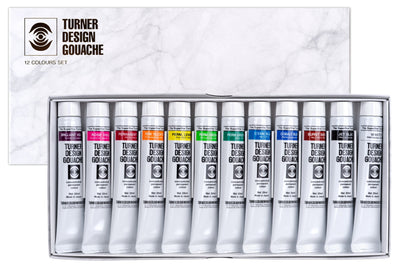 Turner Design Gouache, Set of 12