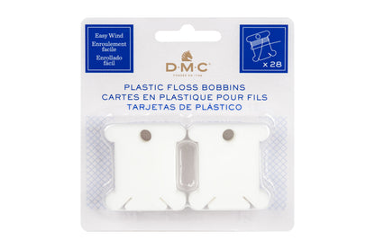 Easy-Wind Embroidery Bobbins, Pack of 28