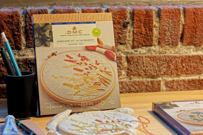 Eco Vita Wool Embroidery Kit, "Wheat"