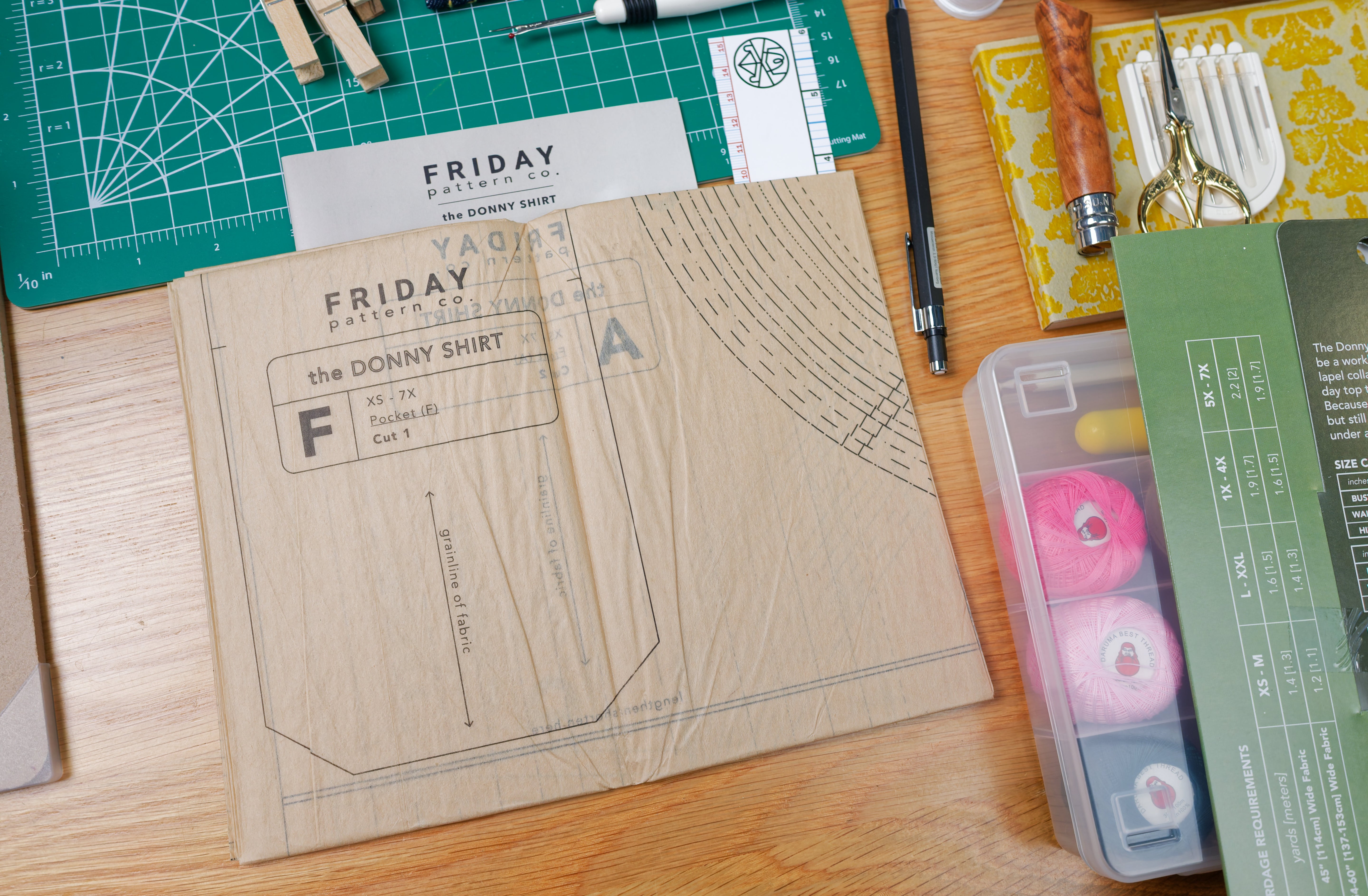 Donny Shirt Sewing Pattern