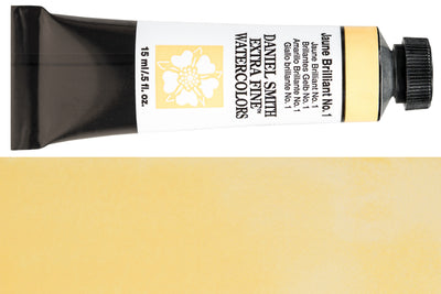 Daniel Smith Extra Fine Watercolor, 15 mL, Jaune Brilliant #1