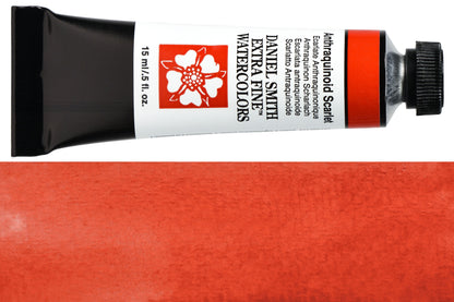 Daniel Smith Extra Fine Watercolor, 15 mL, Anthraquinoid Scarlet