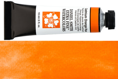 Daniel Smith Extra Fine Watercolor, 15 mL, Cadmium Orange Hue