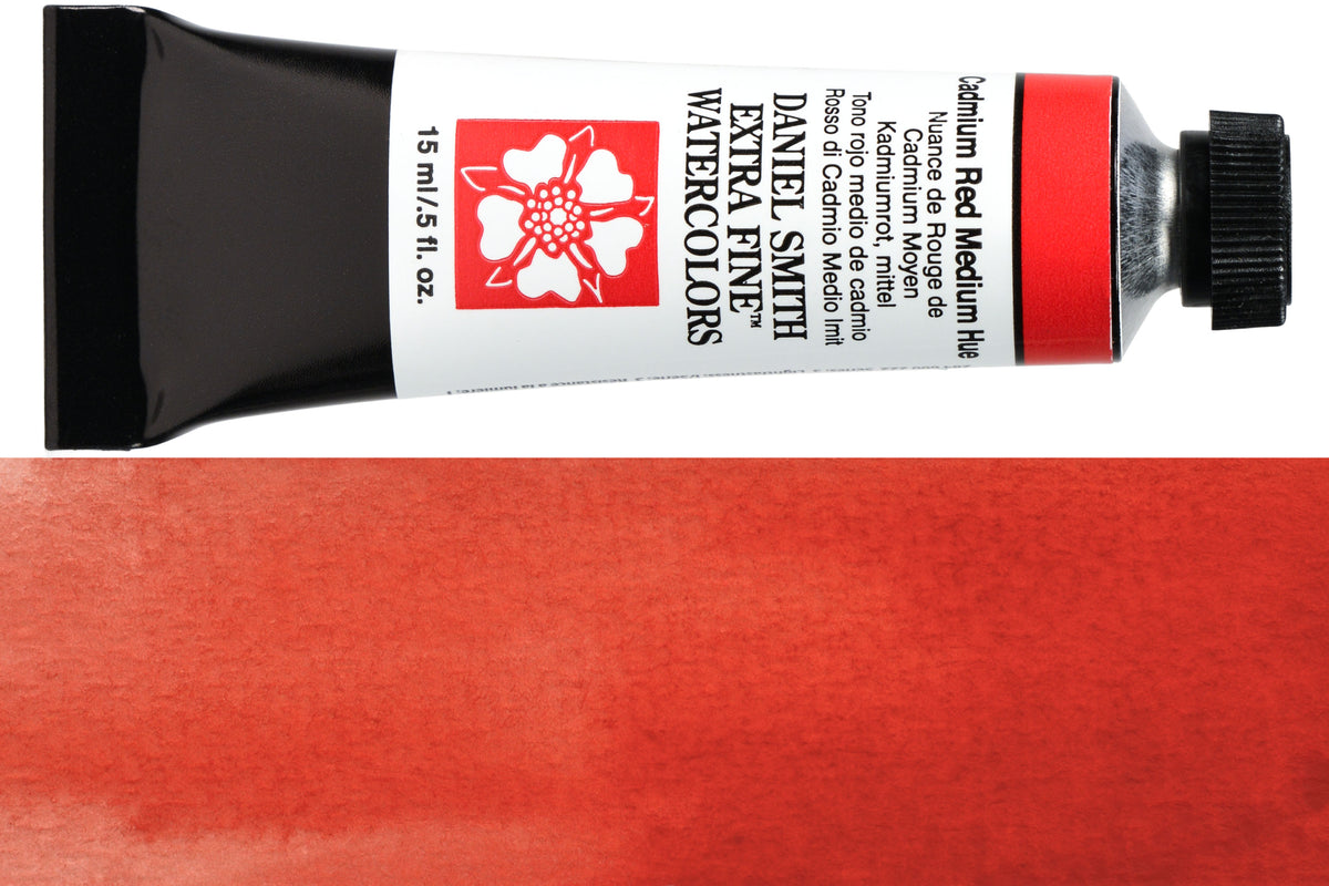 Daniel Smith Extra Fine Watercolor, 15 mL, Cadmium Red Medium Hue 