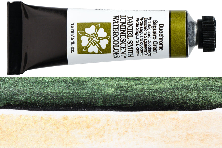 Daniel Smith Extra Fine Watercolor, 15 mL, Duochrome Saguaro Green
