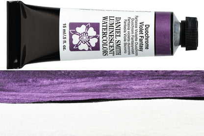 Daniel Smith Extra Fine Watercolor, 15 mL, Duochrome Violet Fantasy